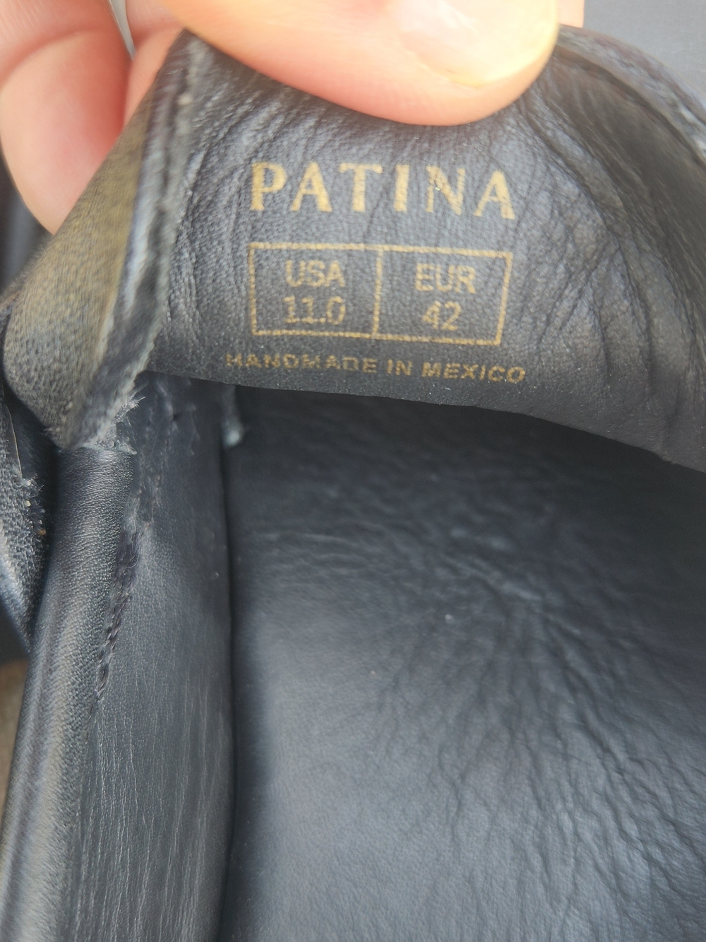 Chunky Patina  Black Platform Loafer - Sleek Women's Shoe - Picture 7 of 7